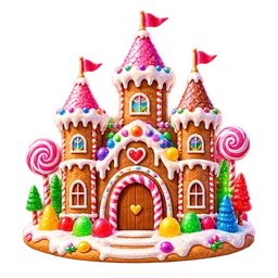 Gingerbread Castle symbol art